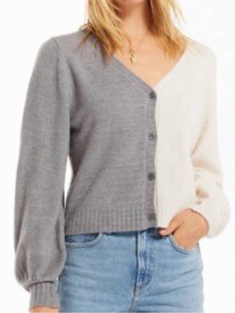 Z Supply Color Block Cardigan